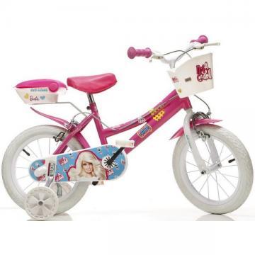 Bicicleta Barbie Dino Bikes diametru 14 - Pret | Preturi Bicicleta Barbie Dino Bikes diametru 14