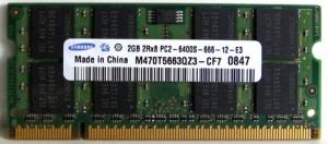 Memorie Laptop Samsung 2GB DDR2 800 MHz - Pret | Preturi Memorie Laptop Samsung 2GB DDR2 800 MHz