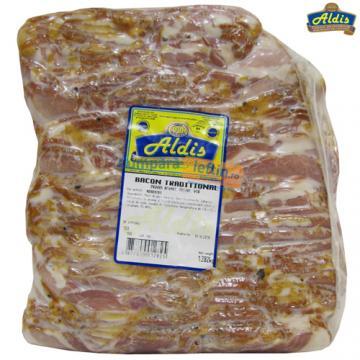 Bacon traditional afumat feliat Aldis kilogram - Pret | Preturi Bacon traditional afumat feliat Aldis kilogram