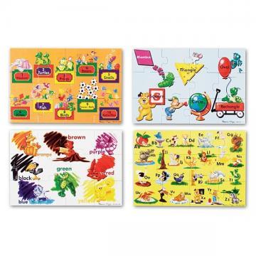 Melissa&amp;Doug - Puzzle de podea Educational 4 - Pret | Preturi Melissa&amp;Doug - Puzzle de podea Educational 4