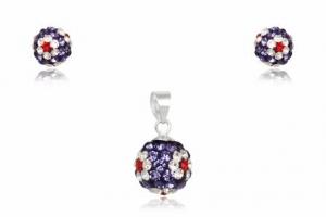 Set Cercei si Pandantiv Argint cu Cristale Swarovski (6T056) - Pret | Preturi Set Cercei si Pandantiv Argint cu Cristale Swarovski (6T056)