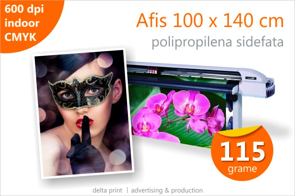 Afis 100 x 140 - 41 lei Print indoor pe polipropilena sidefata 115g - Pret | Preturi Afis 100 x 140 - 41 lei Print indoor pe polipropilena sidefata 115g