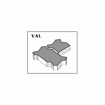 Pavaj din beton - val si val jumatati - Pret | Preturi Pavaj din beton - val si val jumatati