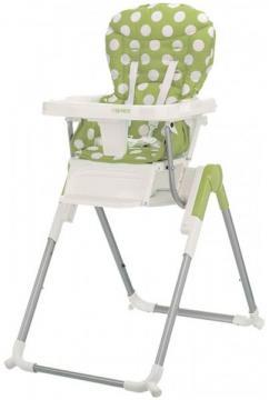 Scaun de masa OBaby Hi Lo Nanofold Dotty Lime - Pret | Preturi Scaun de masa OBaby Hi Lo Nanofold Dotty Lime