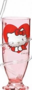 Hello Kitty Sweet Heart - Pahar cu pai 240 ml - Pret | Preturi Hello Kitty Sweet Heart - Pahar cu pai 240 ml