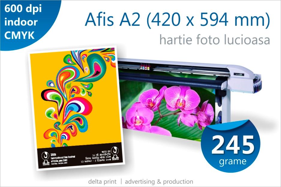 Afis A2 - 9 lei Print indoor pe hartie fotografica lucioasa 245g - Pret | Preturi Afis A2 - 9 lei Print indoor pe hartie fotografica lucioasa 245g