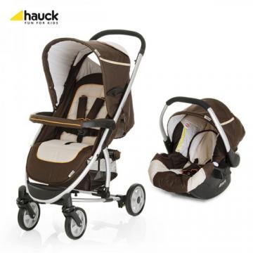 Hauck - Carucior Malibu Shop and Drive M12 Brown - Pret | Preturi Hauck - Carucior Malibu Shop and Drive M12 Brown