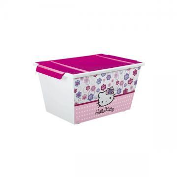 Cutie depozitare cu role Hello Kitty 45l - Pret | Preturi Cutie depozitare cu role Hello Kitty 45l