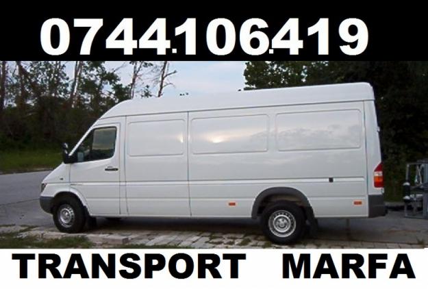 TRANSPORT MARFA, MUTARI MOBILA 0744106419 - Pret | Preturi TRANSPORT MARFA, MUTARI MOBILA 0744106419