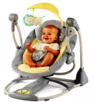 Bright Starts InGenuity Smart &amp; Quiet Portable Swing - Pret | Preturi Bright Starts InGenuity Smart &amp; Quiet Portable Swing