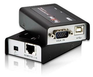Mini KVM Extender USB 100 m, Aten CE100 - Pret | Preturi Mini KVM Extender USB 100 m, Aten CE100