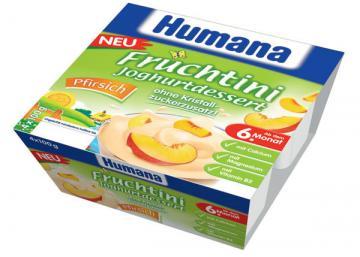 Humana - Desert iaurt piersici 4*100g - Pret | Preturi Humana - Desert iaurt piersici 4*100g