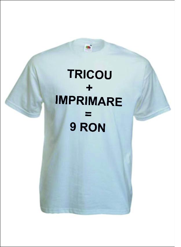Tricouri personalizate - 9 ron - Pret | Preturi Tricouri personalizate - 9 ron