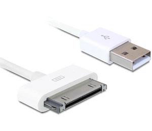 Cablu de date si alimentare USB iPhone 4 si iPad, Delock 82705 - Pret | Preturi Cablu de date si alimentare USB iPhone 4 si iPad, Delock 82705