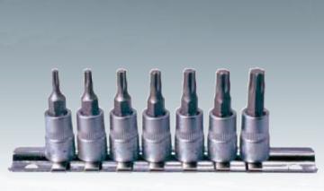 Set chei tubulare Torx 1/4' 7 piese - Pret | Preturi Set chei tubulare Torx 1/4' 7 piese