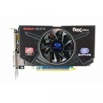 Placa video Sapphire Radeon HD 5770 1024MB DDR5 FleX - Pret | Preturi Placa video Sapphire Radeon HD 5770 1024MB DDR5 FleX