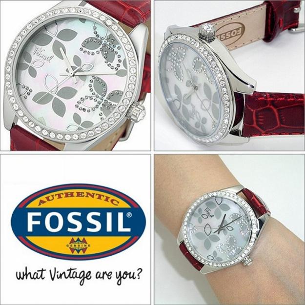 Ceas FOSSIL Glitz Flowers Analog Ladies :: ES2154 - Pret | Preturi Ceas FOSSIL Glitz Flowers Analog Ladies :: ES2154