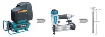 Compresor AC640 + Ciocan Pneumatic AF505 Makita + Cutie cuie - Pret | Preturi Compresor AC640 + Ciocan Pneumatic AF505 Makita + Cutie cuie