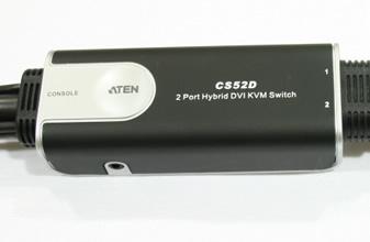 Distribuitor KVM DVI Hybrid (U + P) 1/2, Aten CS52D - Pret | Preturi Distribuitor KVM DVI Hybrid (U + P) 1/2, Aten CS52D