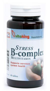Stress B complex cu vitamina C - 60 tablete - Pret | Preturi Stress B complex cu vitamina C - 60 tablete