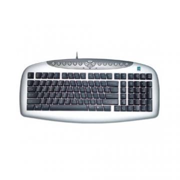 Tastatura A4Tech KBS-21, USB, Argintiu/Negru - Pret | Preturi Tastatura A4Tech KBS-21, USB, Argintiu/Negru