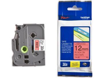 Banda laminata TZE-431 pentru PT 1200/1800/2400/550, 12mm, negru/rosu, Brother - Pret | Preturi Banda laminata TZE-431 pentru PT 1200/1800/2400/550, 12mm, negru/rosu, Brother