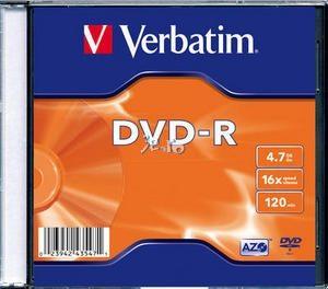 Verbatim DVD+R AZO, 4.7GB Matt Silver Surface Slim Case, 16X - Pret | Preturi Verbatim DVD+R AZO, 4.7GB Matt Silver Surface Slim Case, 16X