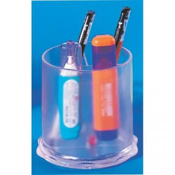 Suport plastic pentru instrumente de scris, cilindric, 97 x 104mm, KEJEA - transparent - Pret | Preturi Suport plastic pentru instrumente de scris, cilindric, 97 x 104mm, KEJEA - transparent