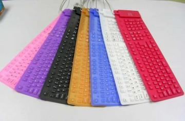 Tastatura flexibila COLOR cu conectare prin USB sau PS2 - Pret | Preturi Tastatura flexibila COLOR cu conectare prin USB sau PS2