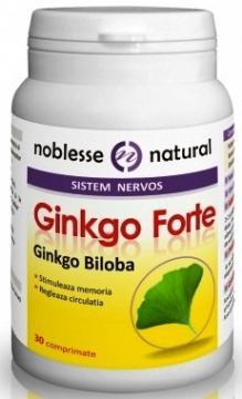 Noblesse Ginkgo Forte *60cpr - Pret | Preturi Noblesse Ginkgo Forte *60cpr