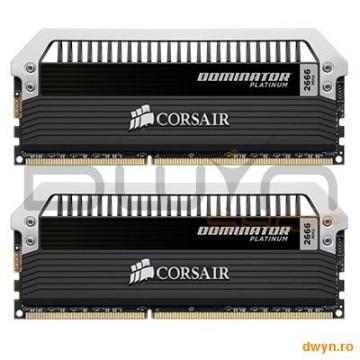 Corsair DDR3 16GB 1866MHz, KIT 2x8GB, 9-10-9-27, radiator DHX+, dual channel, DOMINATOR PLATINUM - Pret | Preturi Corsair DDR3 16GB 1866MHz, KIT 2x8GB, 9-10-9-27, radiator DHX+, dual channel, DOMINATOR PLATINUM