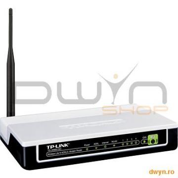 Router Wireless 4 Porturi ADSL2+ 150Mbps, Trendchip + Ralink Chipset, 1 antena detasabila - Pret | Preturi Router Wireless 4 Porturi ADSL2+ 150Mbps, Trendchip + Ralink Chipset, 1 antena detasabila