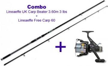 Kit Lanseta Lineaeffe UK CARP BEATER 3.60m/ 3 lbs + Mulineta Lineaeffe Free Carp 60 - Pret | Preturi Kit Lanseta Lineaeffe UK CARP BEATER 3.60m/ 3 lbs + Mulineta Lineaeffe Free Carp 60