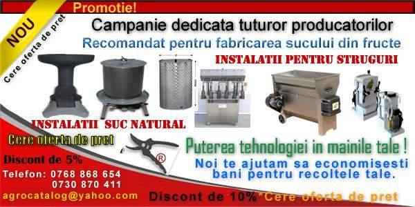 Instalatii pentru fabricat suc natural din fructe - Pret | Preturi Instalatii pentru fabricat suc natural din fructe