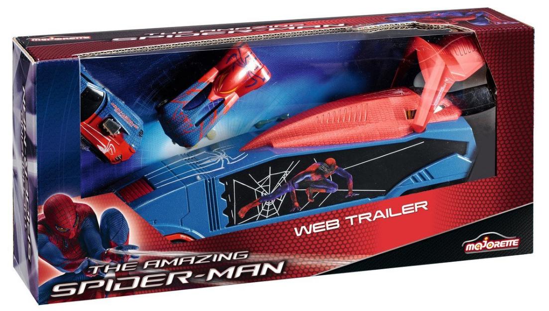 Camion transportator Majorette Trailer Spider Man cu 2 masinute - Pret | Preturi Camion transportator Majorette Trailer Spider Man cu 2 masinute