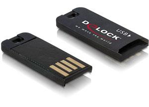 Card reader mini USB la microSD, Delock 91648 - Pret | Preturi Card reader mini USB la microSD, Delock 91648
