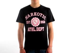 Tricou NARKOTIC Barbati - nkt6_black_pink - Pret | Preturi Tricou NARKOTIC Barbati - nkt6_black_pink