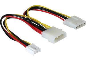 Cablu Y alimentare Molex 4 pini (T) la Molex 4 pini (M) si 3,5 inch FDD, 82111 - Pret | Preturi Cablu Y alimentare Molex 4 pini (T) la Molex 4 pini (M) si 3,5 inch FDD, 82111