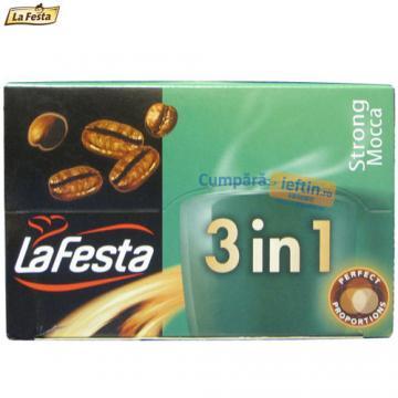 Cafea La Festa 3in1 Strong Mocca pliculete 18 buc x 18 gr - Pret | Preturi Cafea La Festa 3in1 Strong Mocca pliculete 18 buc x 18 gr