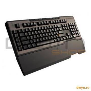 CM Storm Trigger, Mechanical Gaming Keyboard, gold-plated Cherry MX Black switches, 5 macro keys, 64 - Pret | Preturi CM Storm Trigger, Mechanical Gaming Keyboard, gold-plated Cherry MX Black switches, 5 macro keys, 64