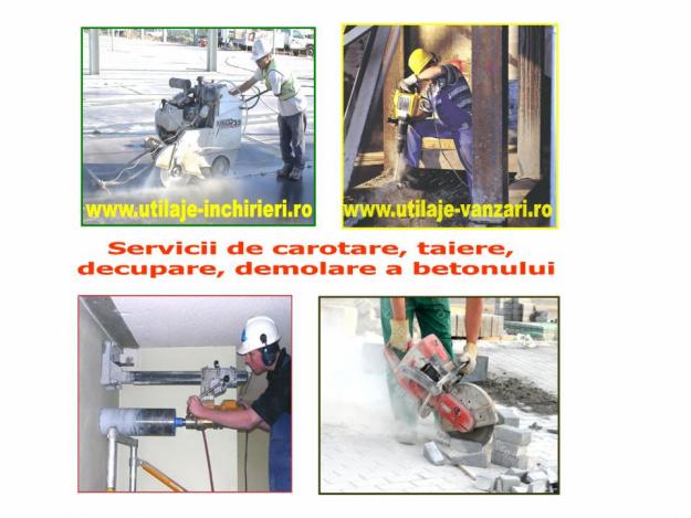 Carotare, demolare, taiere, perforare beton si asfalt - Pret | Preturi Carotare, demolare, taiere, perforare beton si asfalt