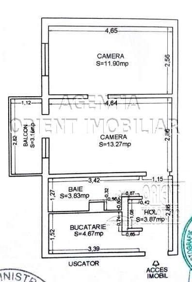 Km 4-5, 2 camere, etaj 3, vanzare, 28.000 Euro - Pret | Preturi Km 4-5, 2 camere, etaj 3, vanzare, 28.000 Euro