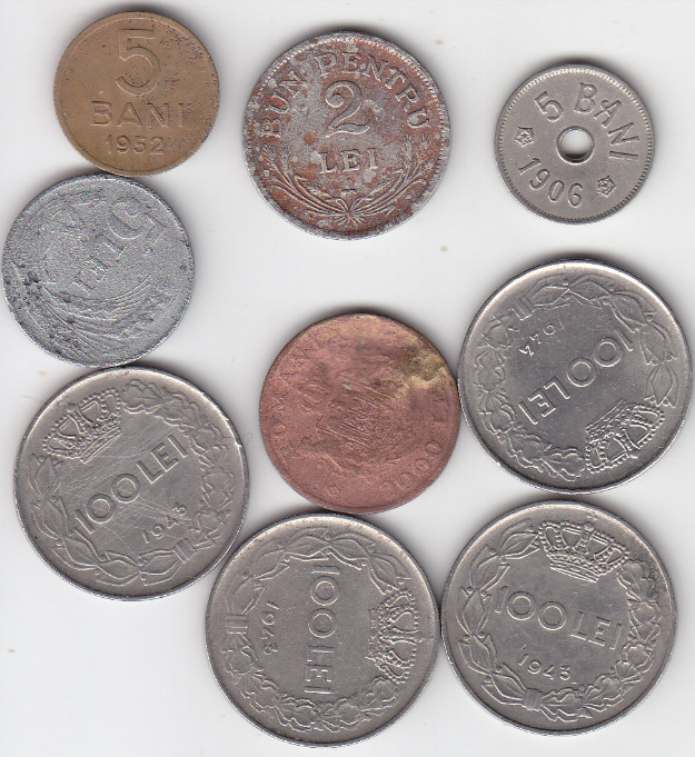 Lot monede romanesti 1906-1952 - Pret | Preturi Lot monede romanesti 1906-1952