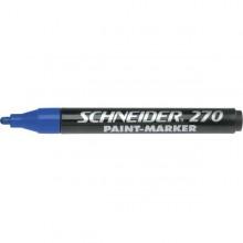 Marker cu vopsea SCHNEIDER 270, corp negru, varf 1-3 mm - albastru - Pret | Preturi Marker cu vopsea SCHNEIDER 270, corp negru, varf 1-3 mm - albastru