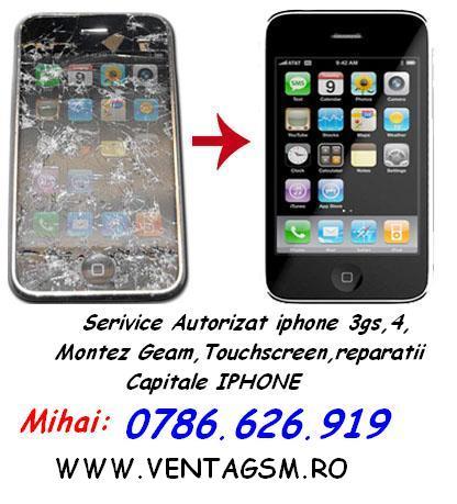 Reparatii Crack-uire IPhone 3G 3GS 2G Service 3Gs TouchScreen 0786626919 - Pret | Preturi Reparatii Crack-uire IPhone 3G 3GS 2G Service 3Gs TouchScreen 0786626919