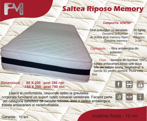 Vand saltele Memory Foam 3CM - Pret | Preturi Vand saltele Memory Foam 3CM