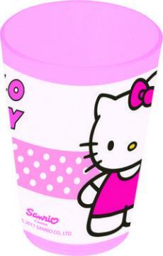 Pahar plastic 240ml HELLO KITTY TULIP - Pret | Preturi Pahar plastic 240ml HELLO KITTY TULIP