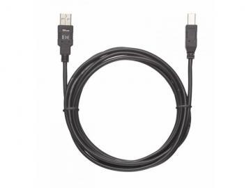 Cablu date USB2.0, tip A-B, tata-tata, 1.8m, Trust (17169) - Pret | Preturi Cablu date USB2.0, tip A-B, tata-tata, 1.8m, Trust (17169)