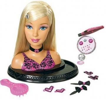 Papusa Barbie Cap pentru coafuri - Pret | Preturi Papusa Barbie Cap pentru coafuri