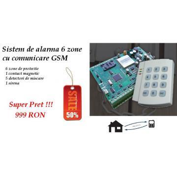 Sistem de alarma GSM cu 12 zone - Pret | Preturi Sistem de alarma GSM cu 12 zone